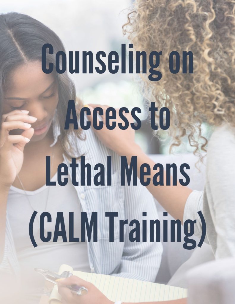 Counseling on Access to Lethal Mean