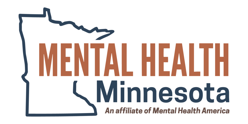 Mental Health Minnesota logo in full color with affiliate line