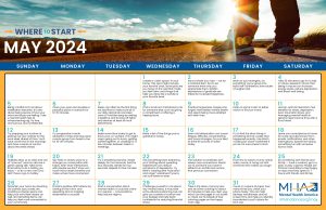 2024 Mental Health Month Calendar
