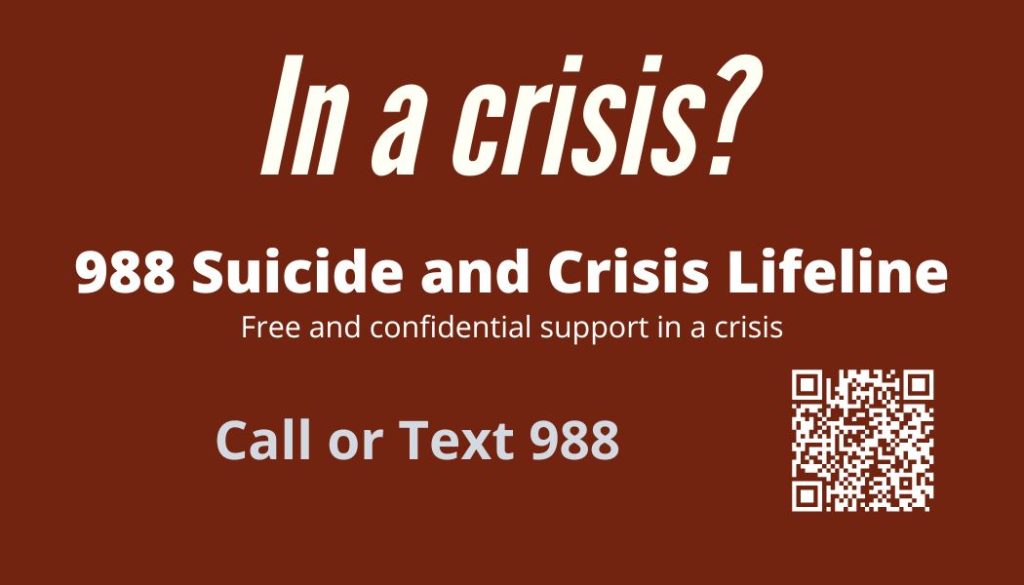 988 Suicide and Crisis Lifeline