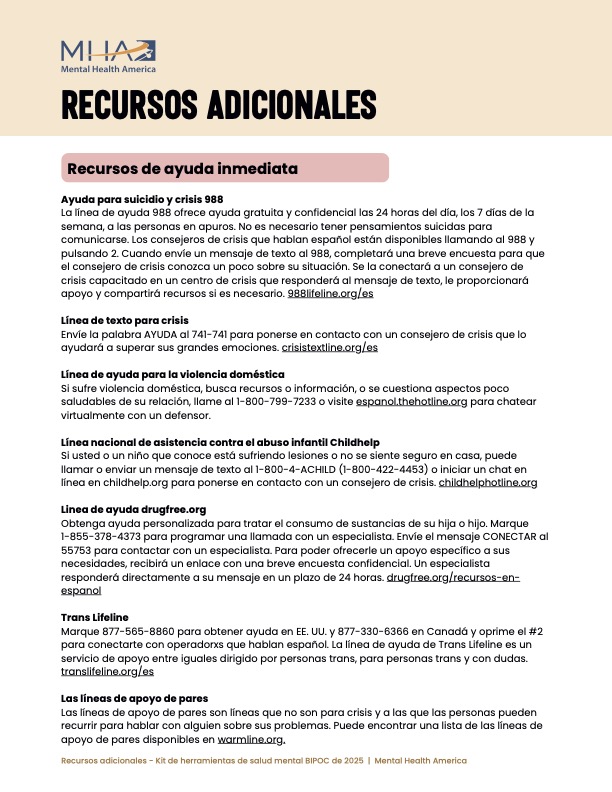 Recursos adicionales